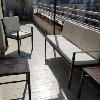 Juego Living de terraza departamento