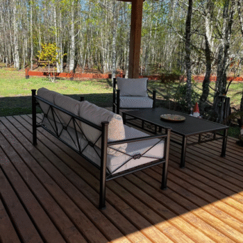 Juego Living para Terraza de 3 cuerpos modelo Nudo