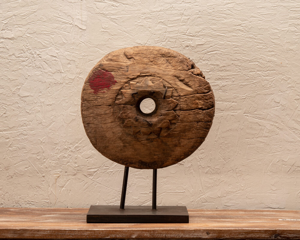 Rueda antigua carreta