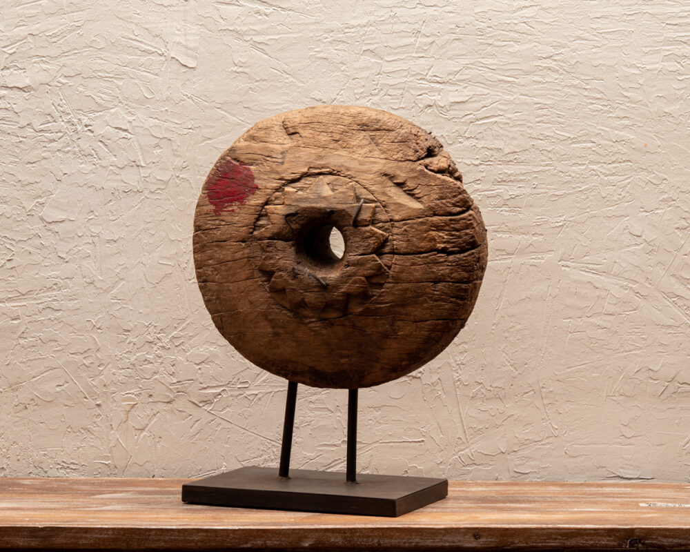 Rueda antigua carreta