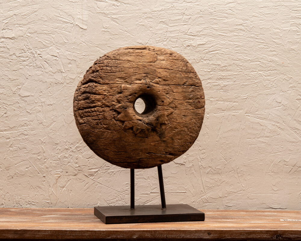 Rueda antigua carreta