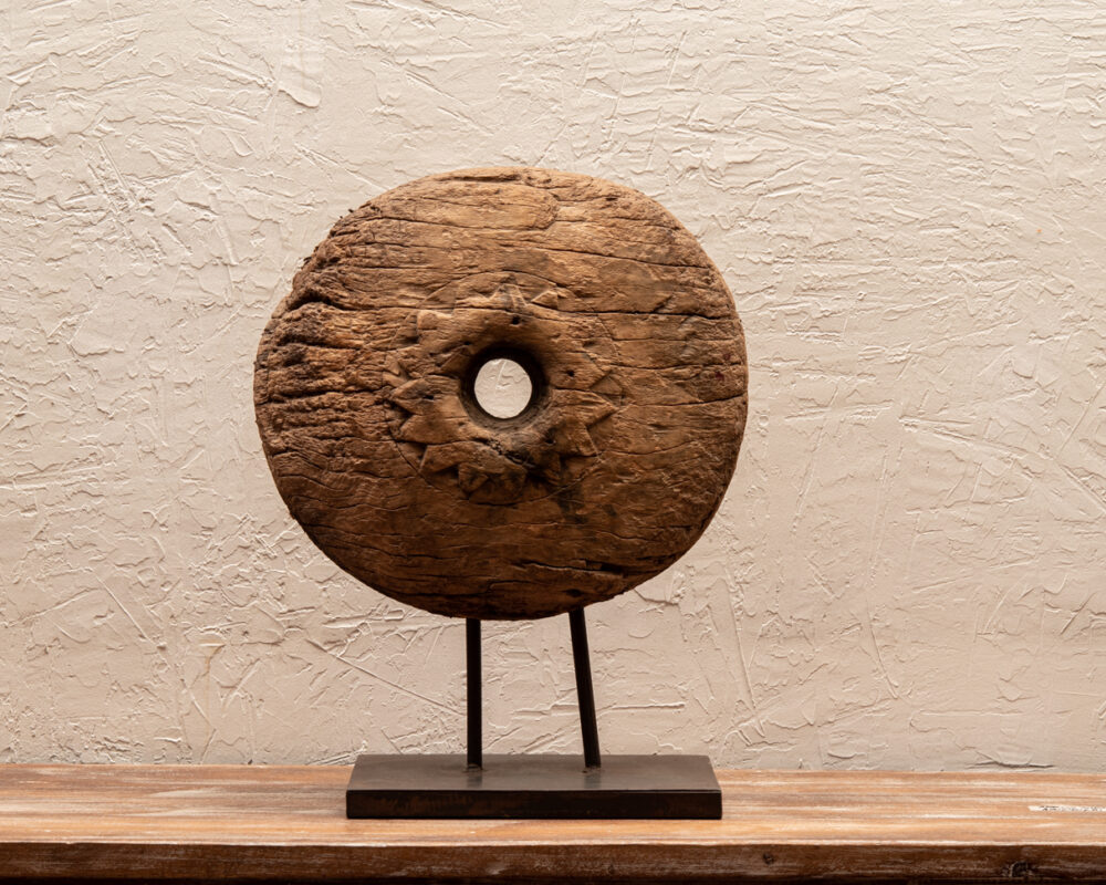 Rueda antigua carreta