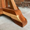 Mesa de comedor redonda madera Teca Modelo Tree