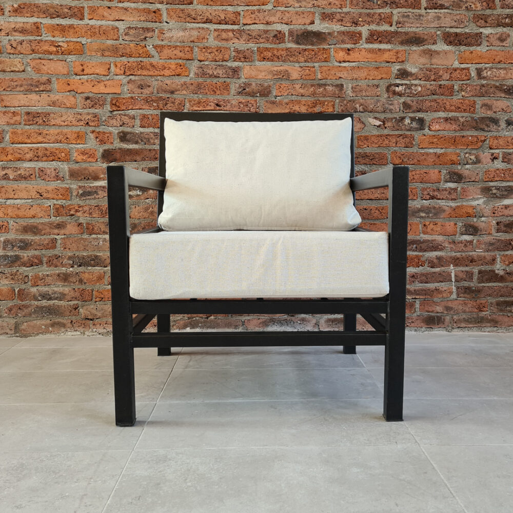 Sillón de terraza 1 cuerpo modelo Recto