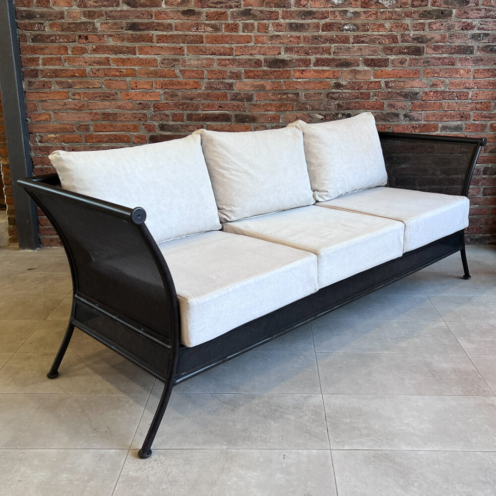 Sofá Loft 3 cuerpos fierro terraza