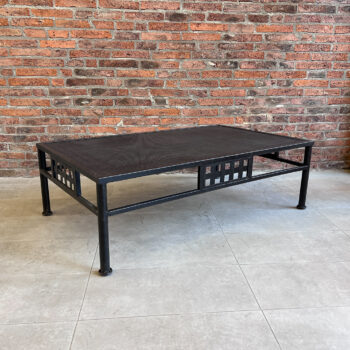 Mesa de centro fierro nudo 130x80x40 cms