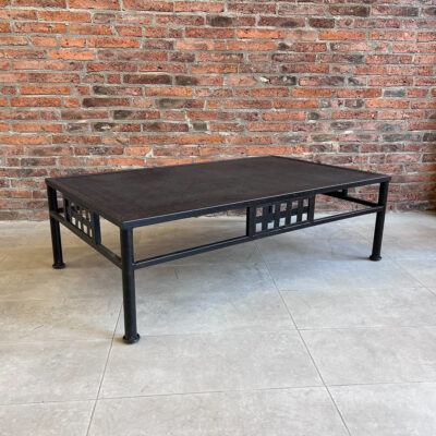Mesa de centro fierro nudo 130x80x40 cms