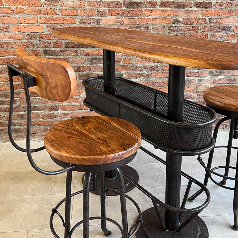 29072023sin título-191 Taburete giratorio madera Acacia natural barritas en respaldo