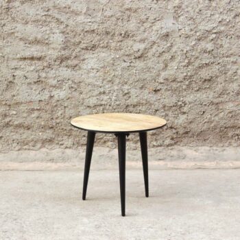 mesa de centro estilo nido de madera maciza
