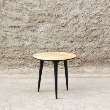 mesa de centro estilo nido de madera maciza