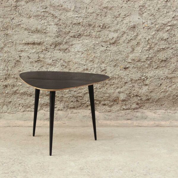 mesa de centro estilo nido de madera maciza