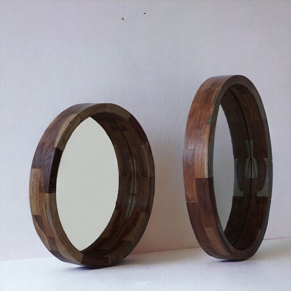 Set espejos redondos Bora 61x8x61