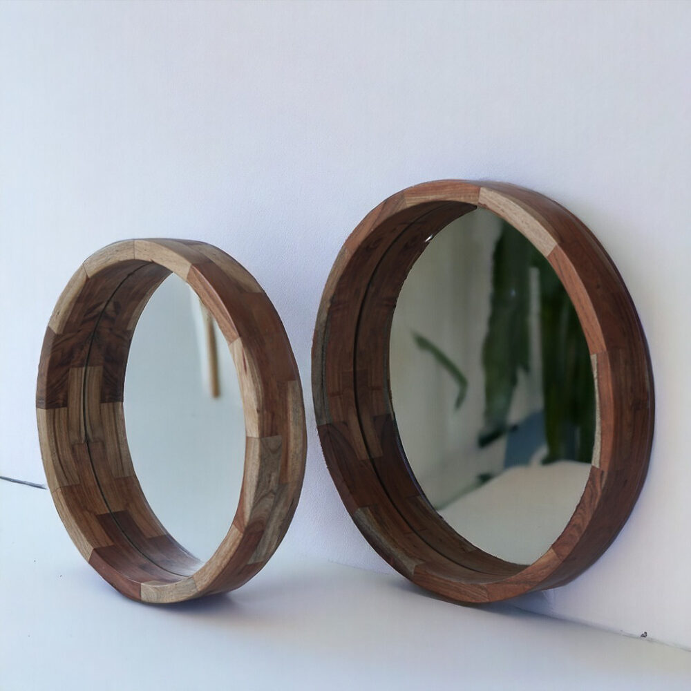 Set espejos redondos Bora 61x8x61