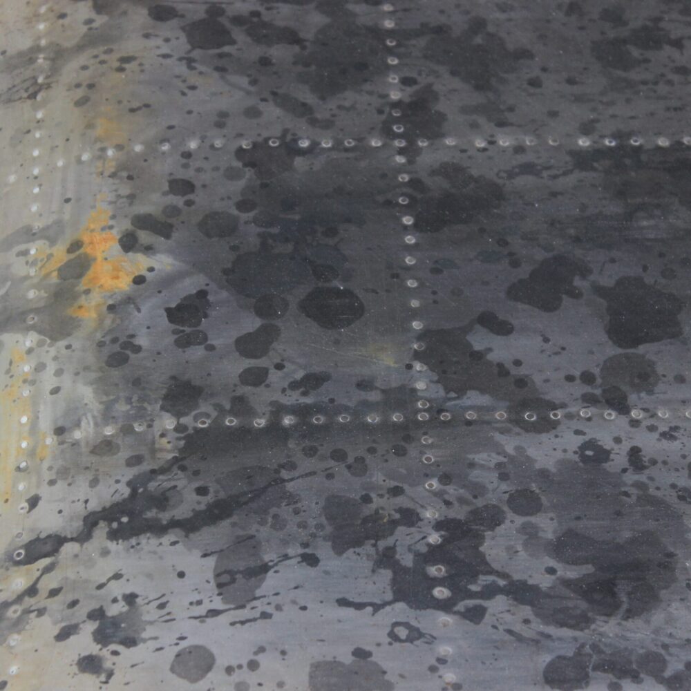 Arrimo Bucarest madera y hierro 150x40x80