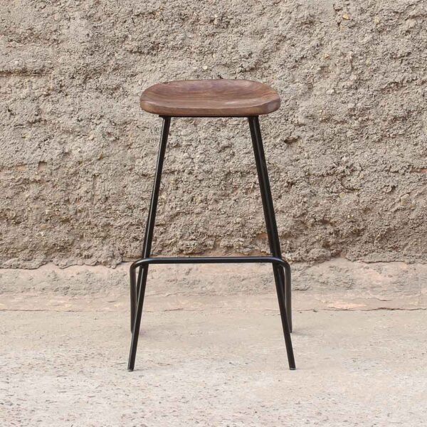 Taburete Juno natural 36x32,5x67