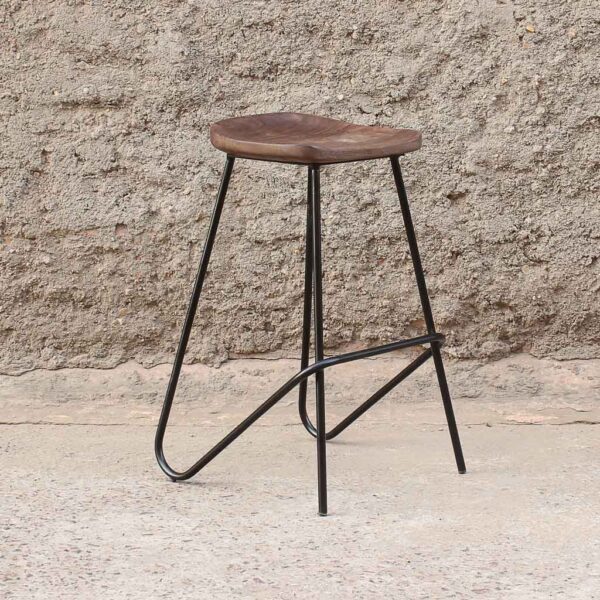 Taburete Juno natural 36x32,5x67