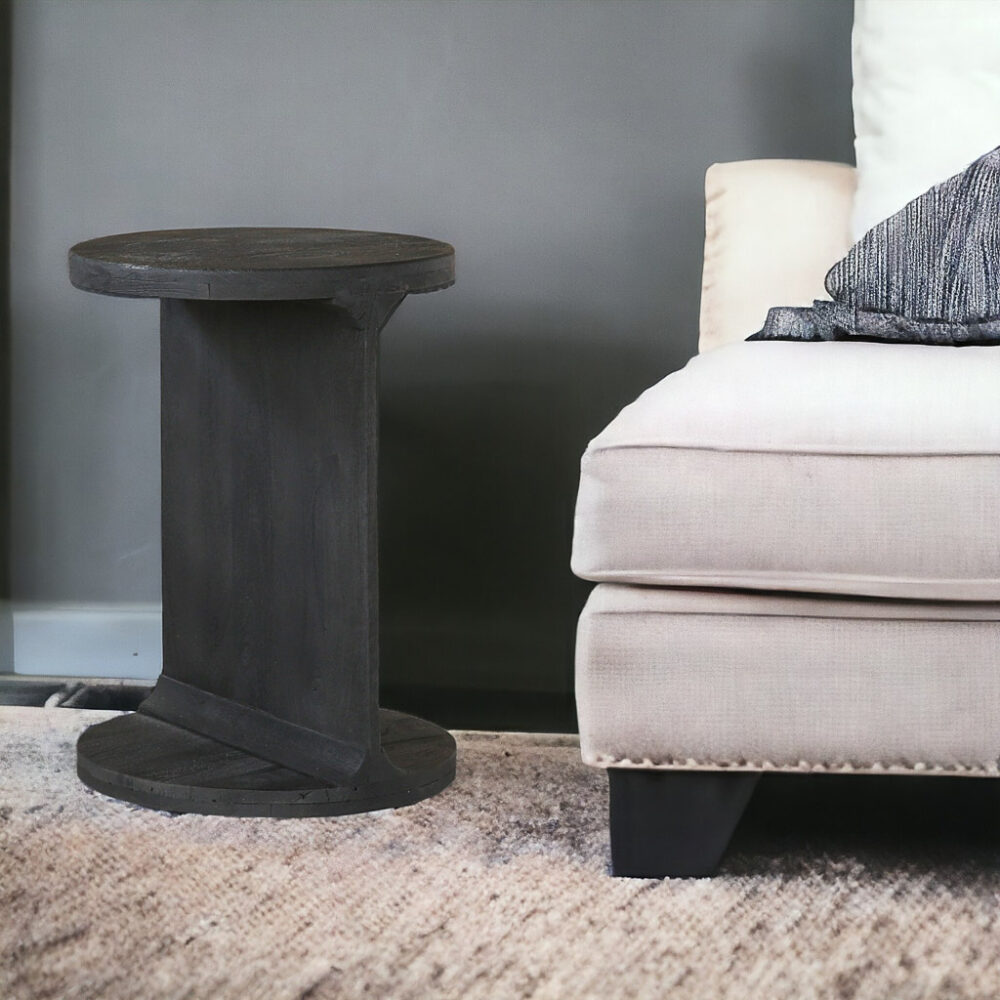 10004-Mesa_lateral_New_york-41x41x57_4 Mesa lateral de madera con color negro, sirve como mesa auxiliar