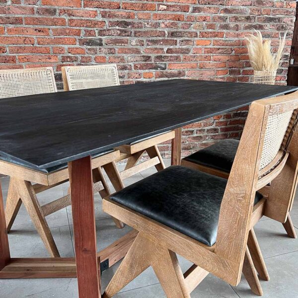 Juego comedor Toledo con 6 sillas Lyon