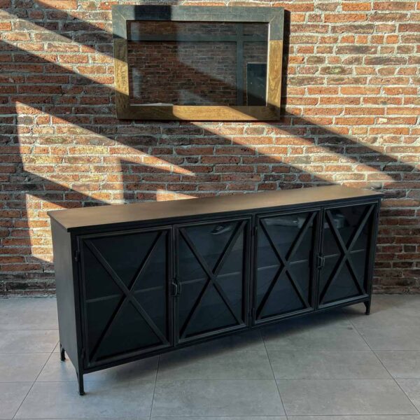 Buffet hierro Iris 200x40x83