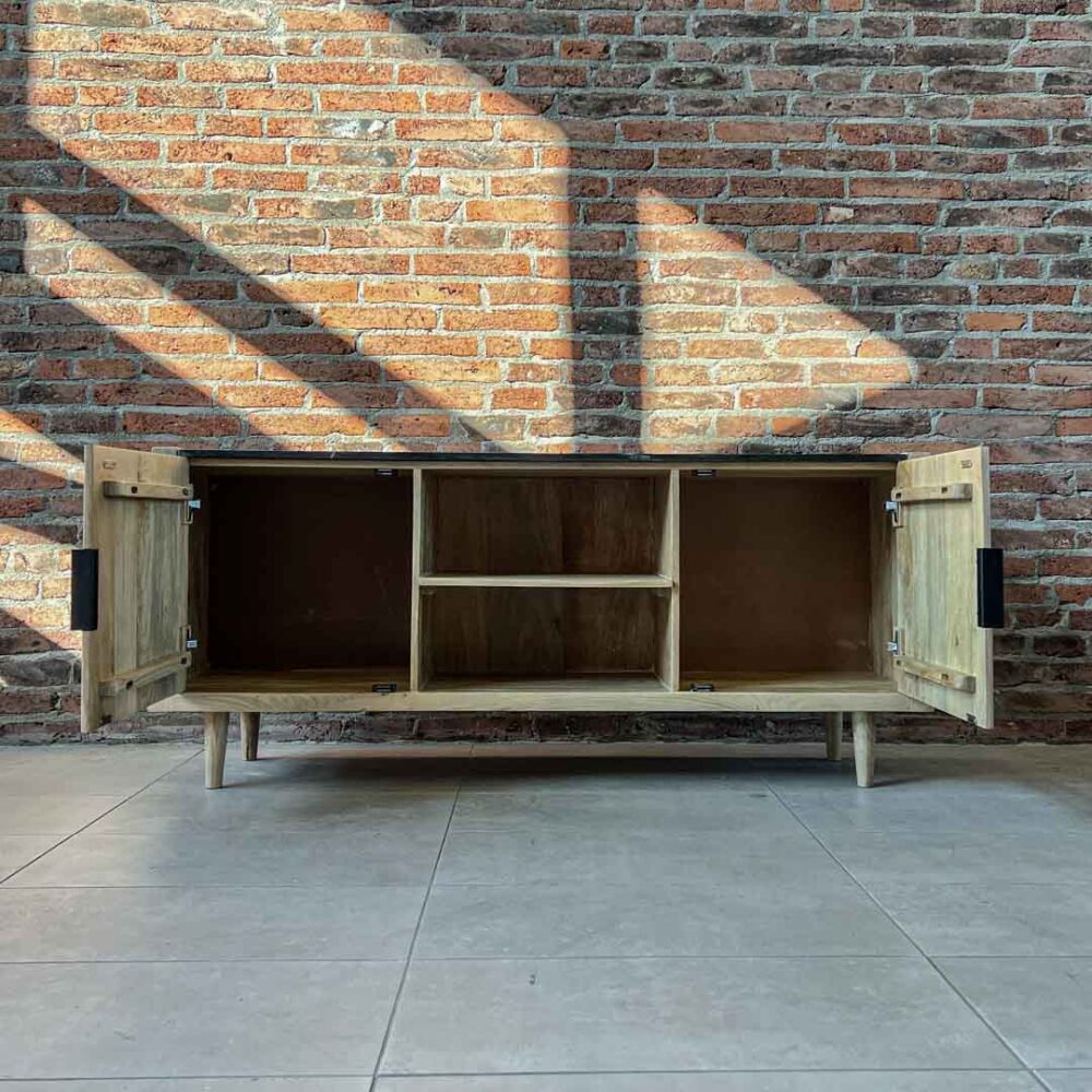 Rack Kabul mármol 152x40x66 cm