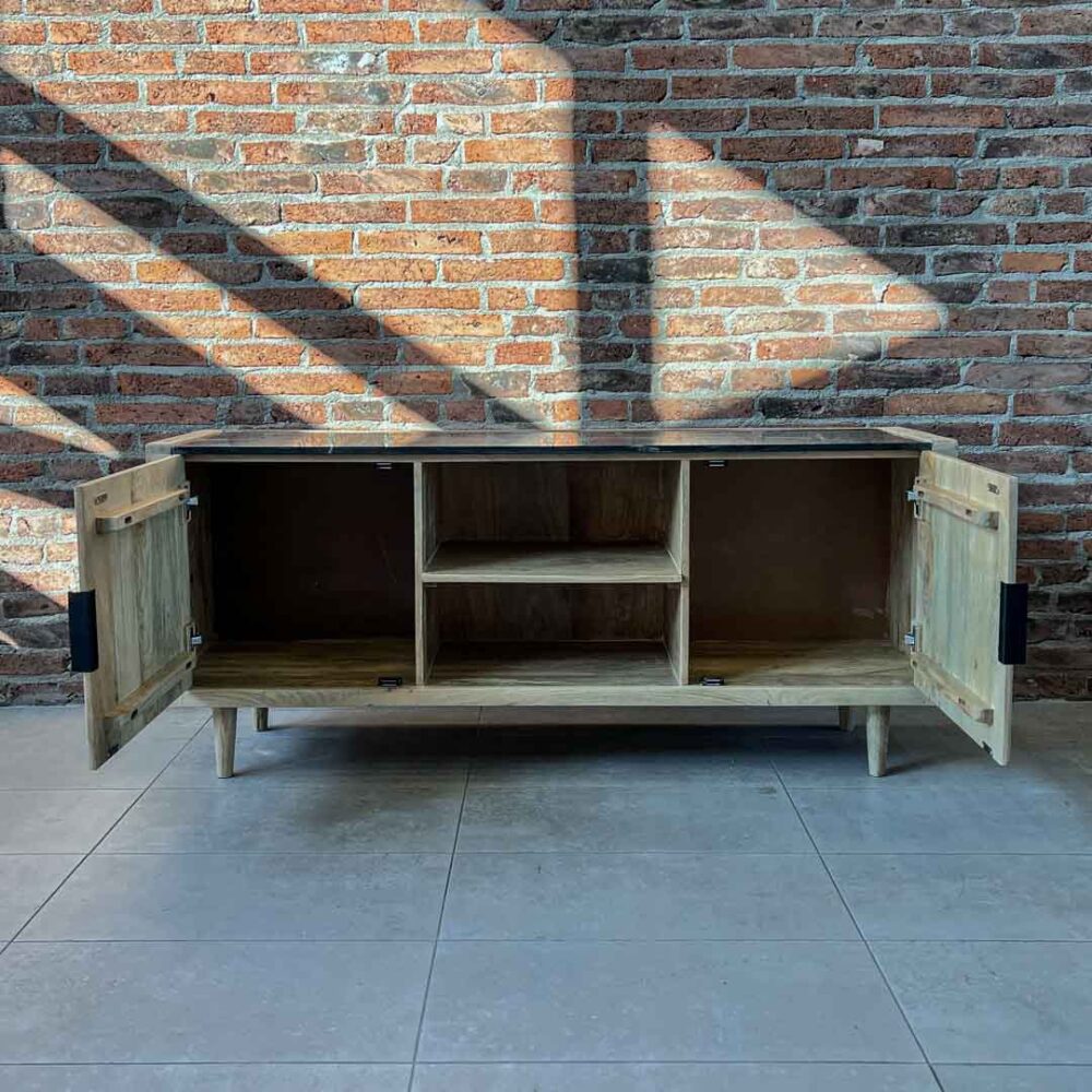 Rack Kabul mármol 152x40x66 cm