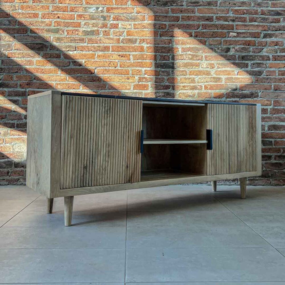 Rack Kabul mármol 152x40x66 cm