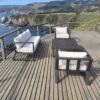 Juego living de terraza Baru mesa centro 110x125x40 cms