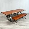 Mesa comedor Industrial 244x92x78 cm (sólo mesa)