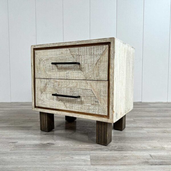 Velador alabayalde 2 cajones 66x45x65 cm