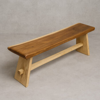 60051 Banqueta Roble 150x30x45 cm