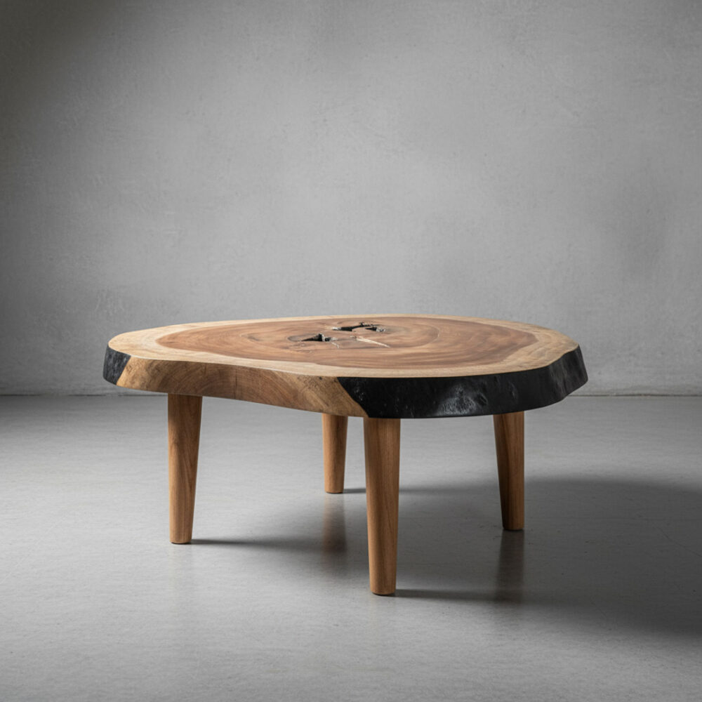 60055 (2) Mesa Centro Quillay 90x90x88 cm