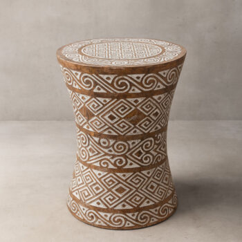 60069 (2) Mesa Lateral Roble 35x35x45 cm