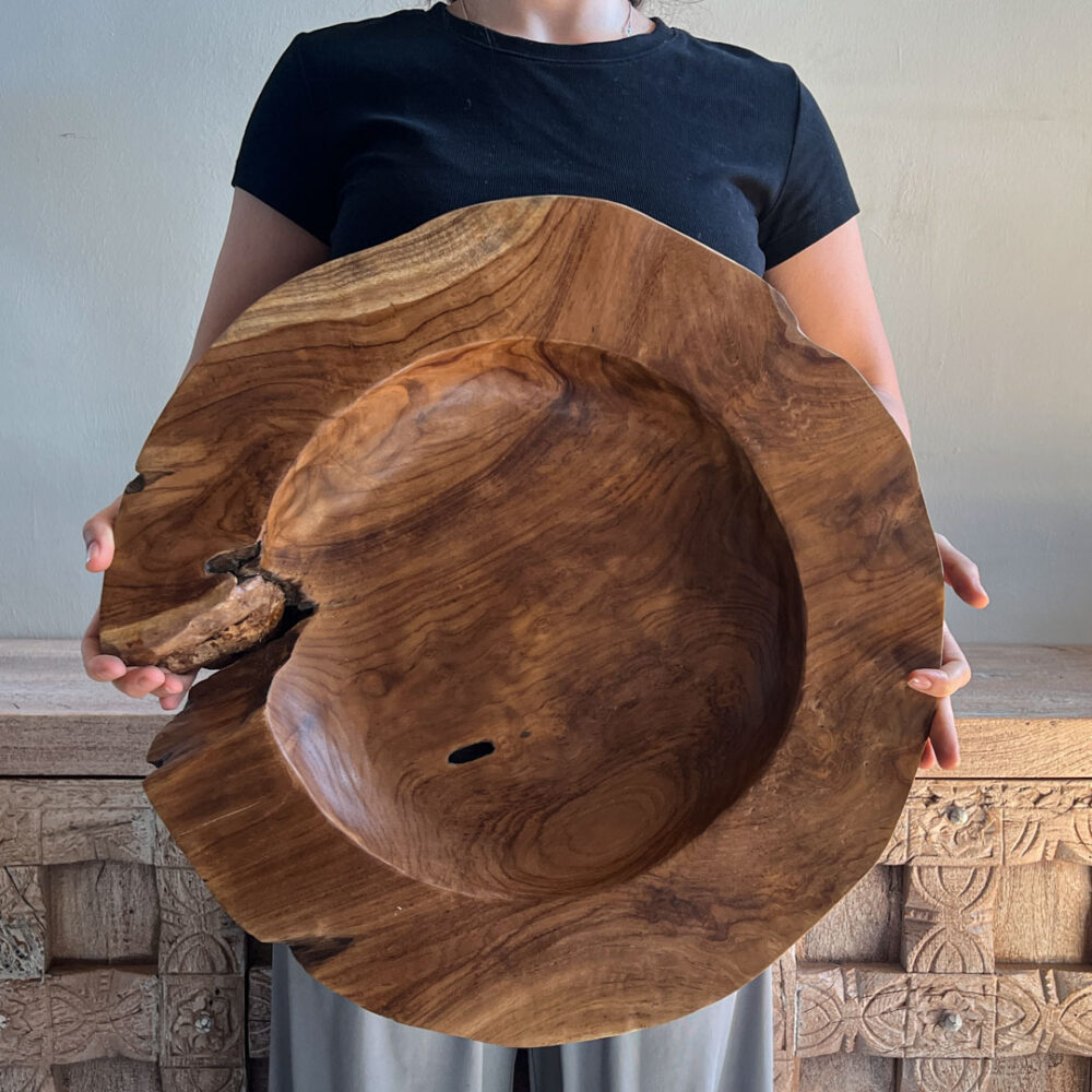 Bowl ensaladera madera Deco Tierra — Serie I