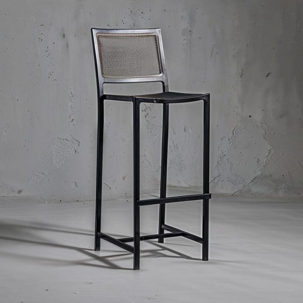 Piso bar metálico Recto 35x35x104 altura