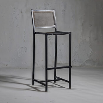 Piso bar metálico Recto 35x35x104 altura