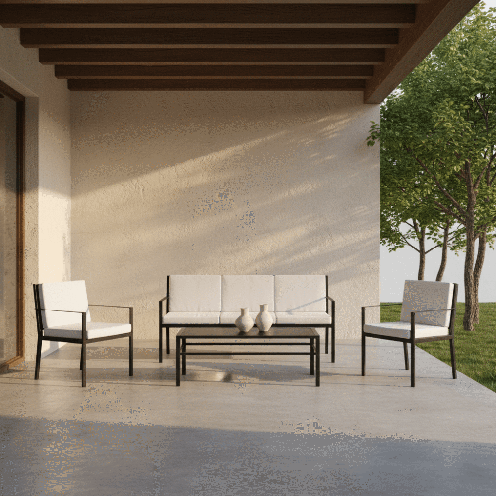 Juego Living de terraza departamento