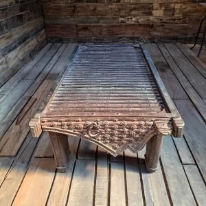 Mesa de Centro Carreta melliza India antigua mediana 136x66x45 alto