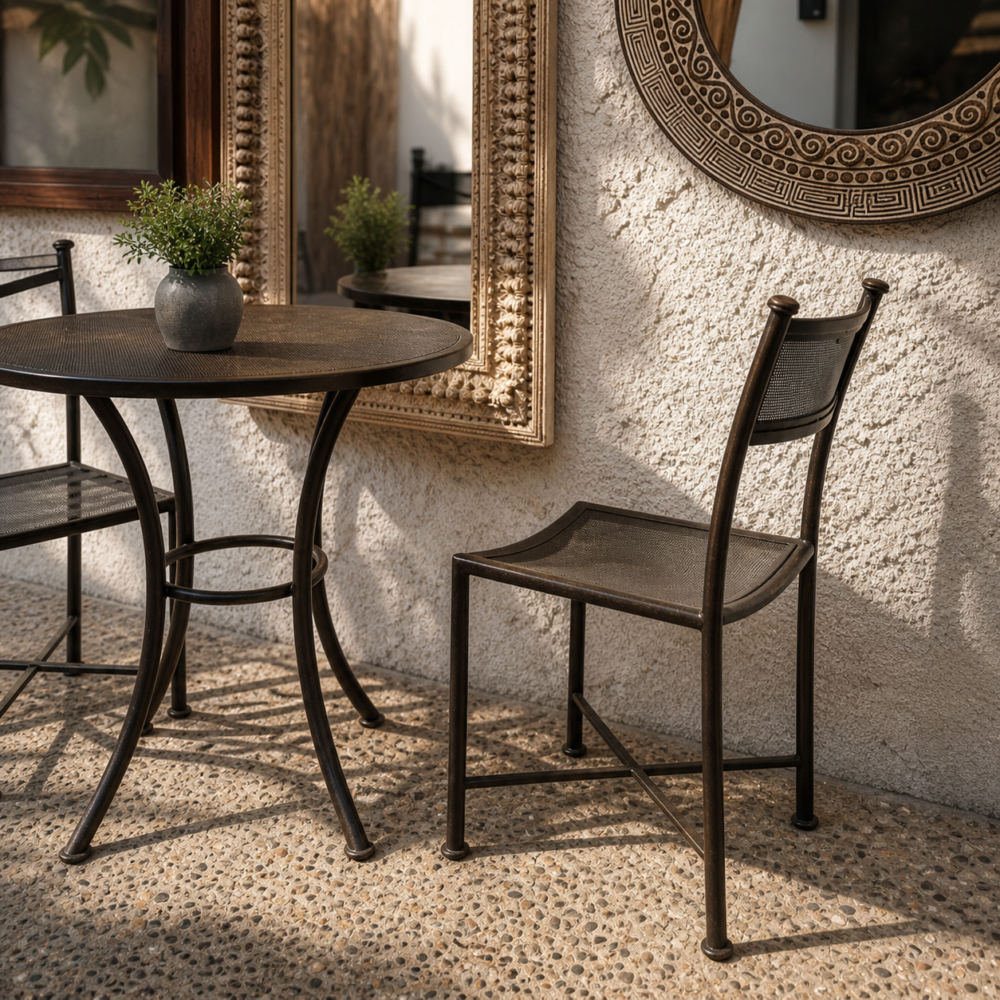 Silla Malla Clásica, base y respaldo