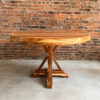 Mesa de comedor redonda madera Teca Modelo Tree