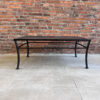 Mesa de centro fierro loft 100x70x40 cms