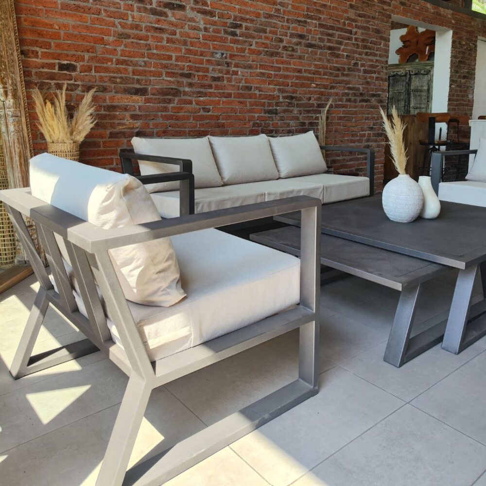 Juego living de terraza Baru mesa centro NIDO (2 unidades)