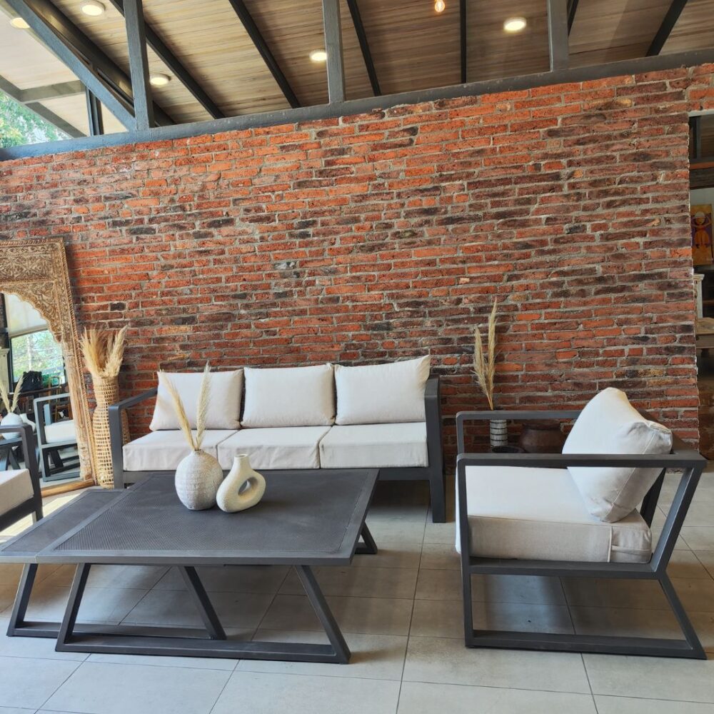 Juego living de terraza Baru mesa centro NIDO (2 unidades)