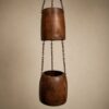 Deco colgante hierro 19x19x20