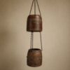 Deco colgante hierro 19x19x20