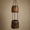 Deco colgante hierro 19x19x20