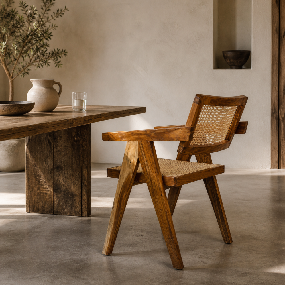 Silla comedor estilo Bali 54x60x82 cm