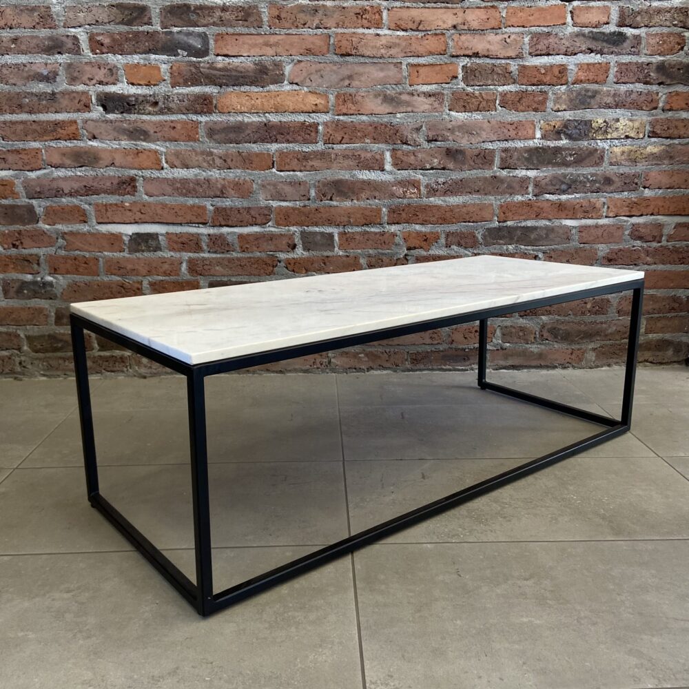 Mesa centro mármol Lota 100x40x34