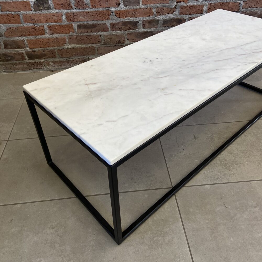 Mesa centro mármol Lota 100x40x34