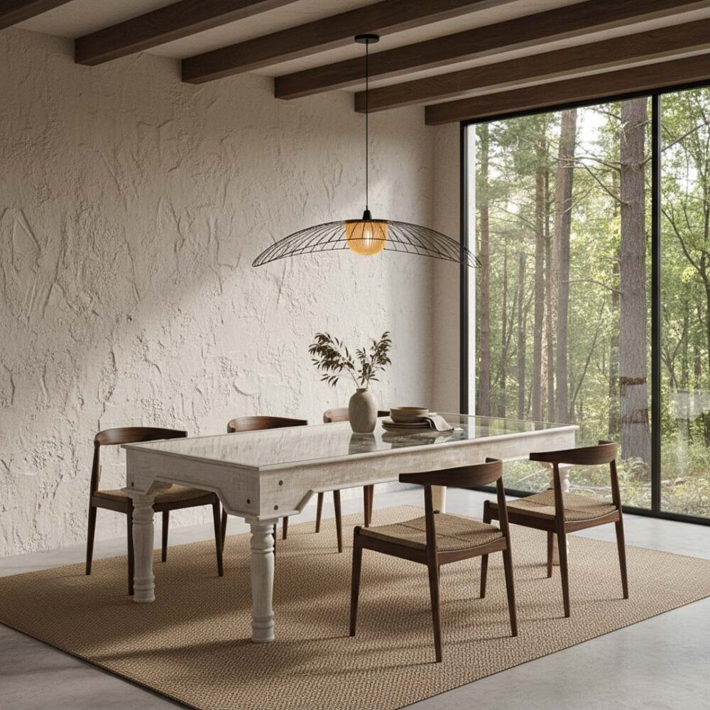 Mesa comedor Cuyo 195 x 114 x 79 cm