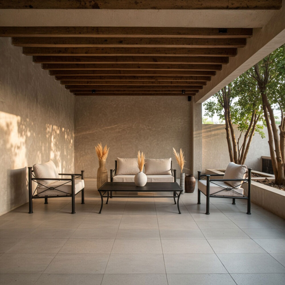 Juego Living para Terraza de 2 cuerpos modelo Nudo